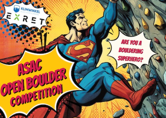 Asac open Boulder competitie 27 januari Asac open Boulder competitie 27 januari